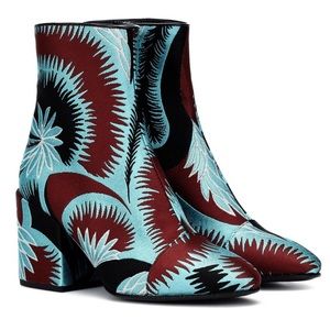 Patterned Dries Van Noten booties